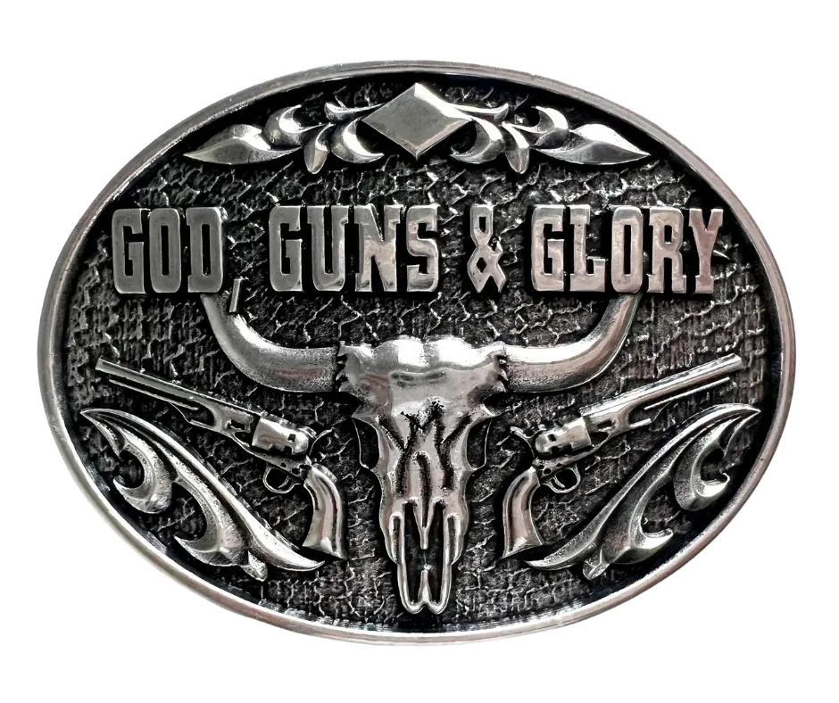 God, Gun's, & Glory Belt Buckle