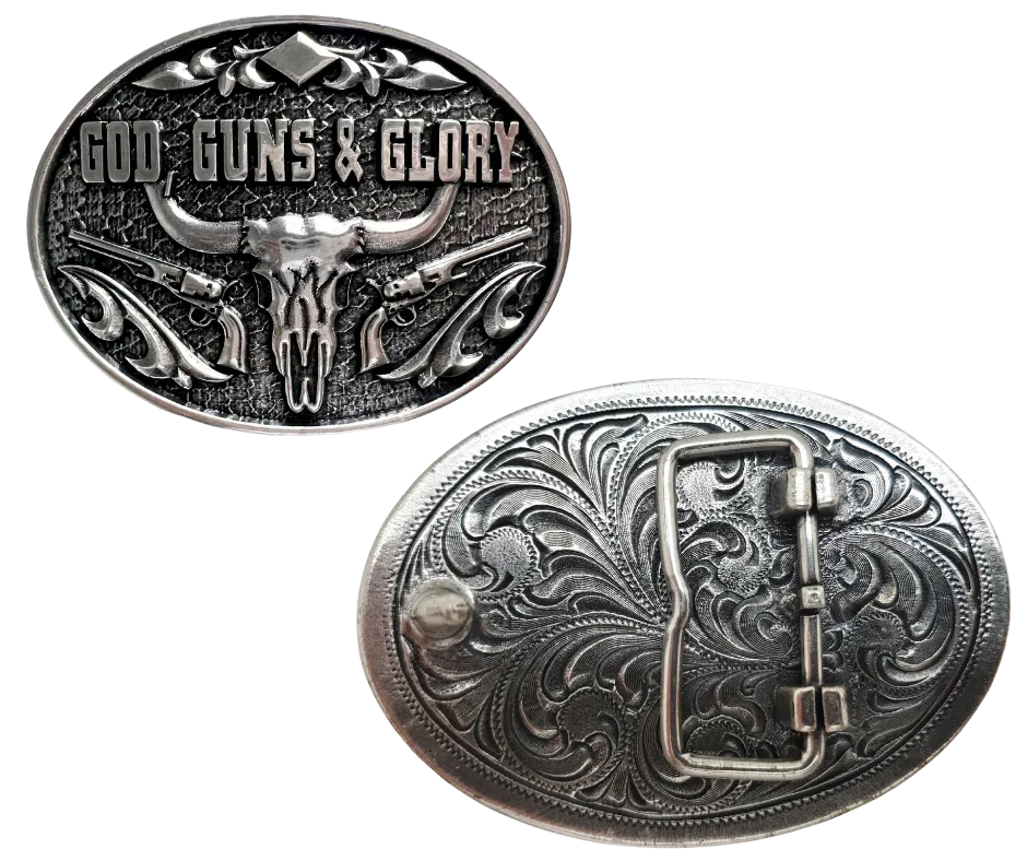 God, Gun's, & Glory Belt Buckle
