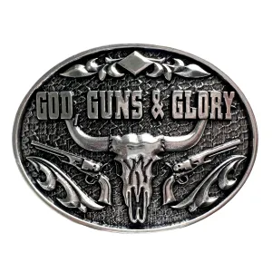God, Guns & Glory Buckle