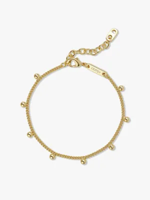 Gold Bead Chain Bracelet