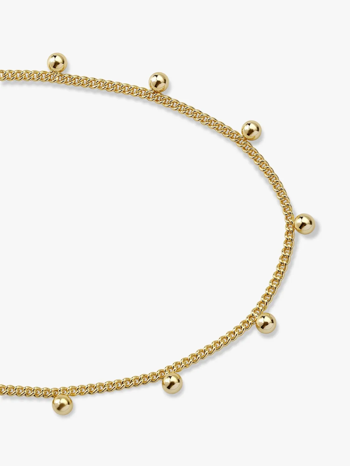 Gold Bead Chain Bracelet