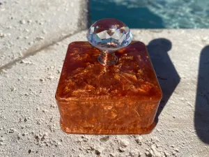 Golden Bronze Trinket Box