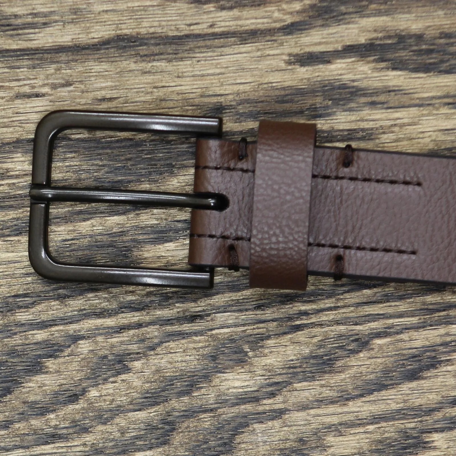 Goodfellow & Co. Mens Faux Leather Belt Brown M