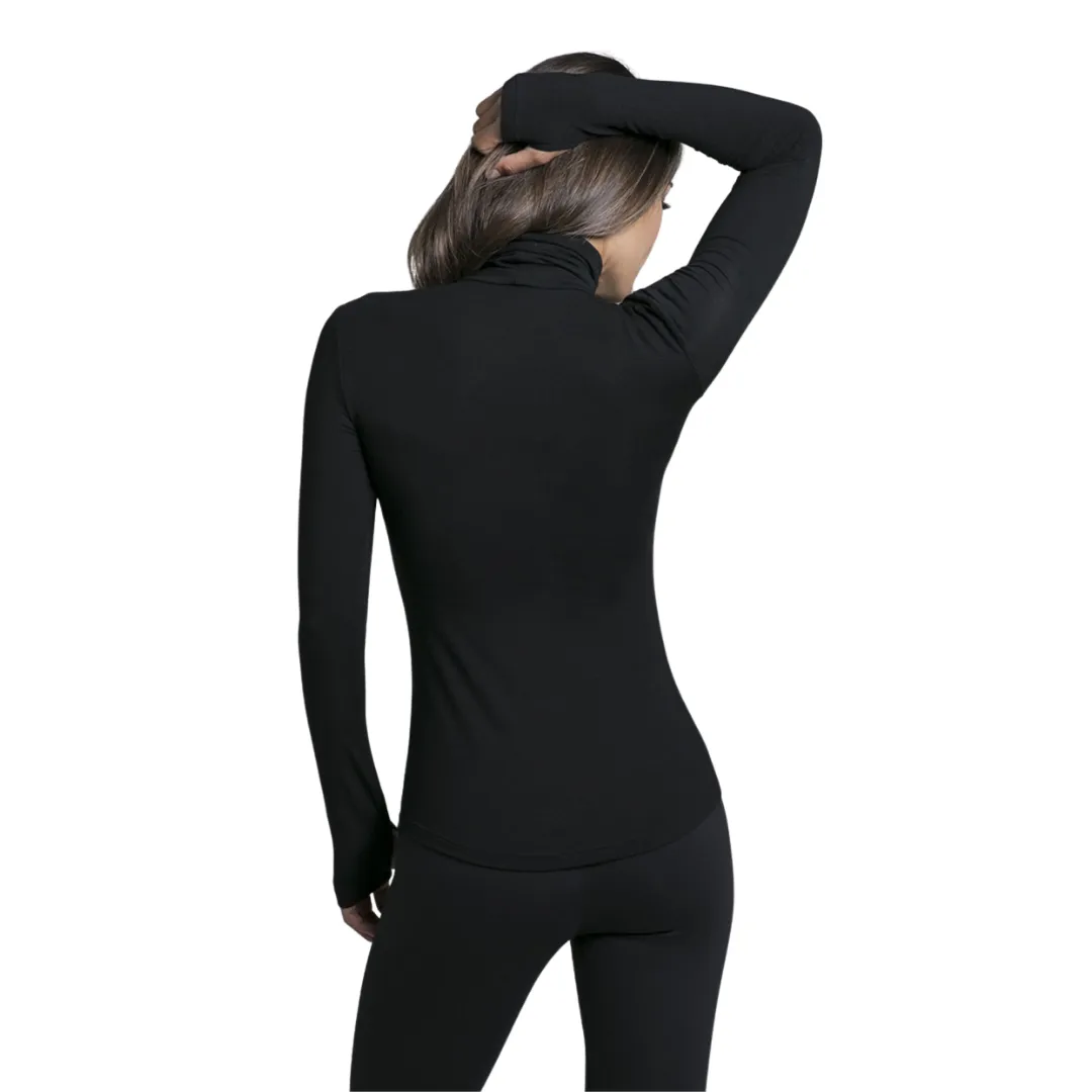 Grace Long Sleeve Turtle Neck - Black