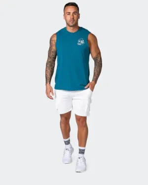 Graffiti Tag Vintage Tank - Washed Marine