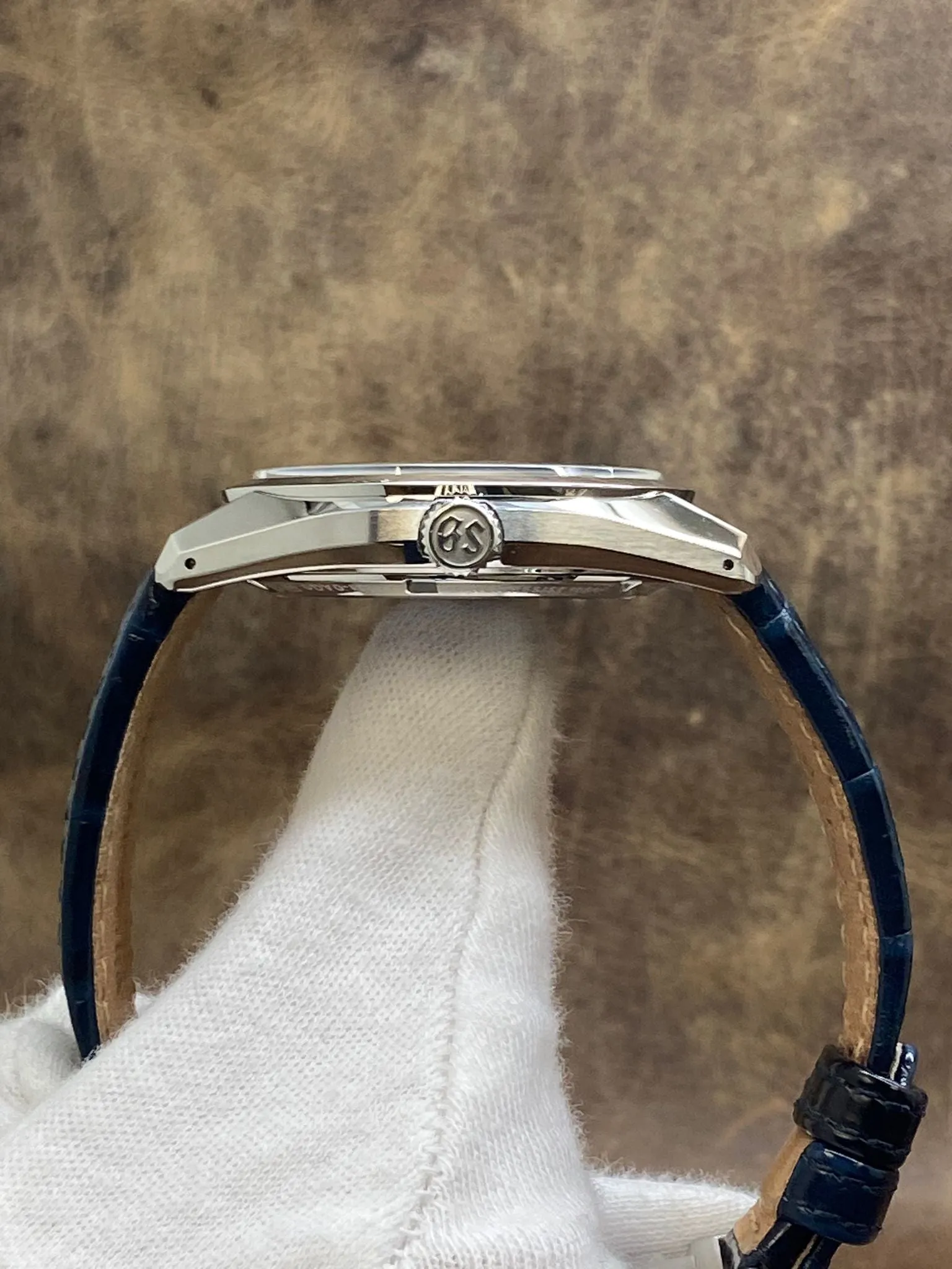 Grand Seiko Heritage Collection 55th Ann L.E 1500pcs SBGY009 Blue Dial Manual Spring Drive Men's Watch
