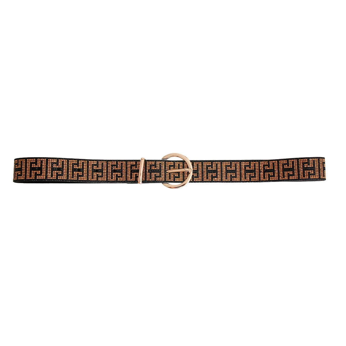 Greek Key Rhinestone Belt