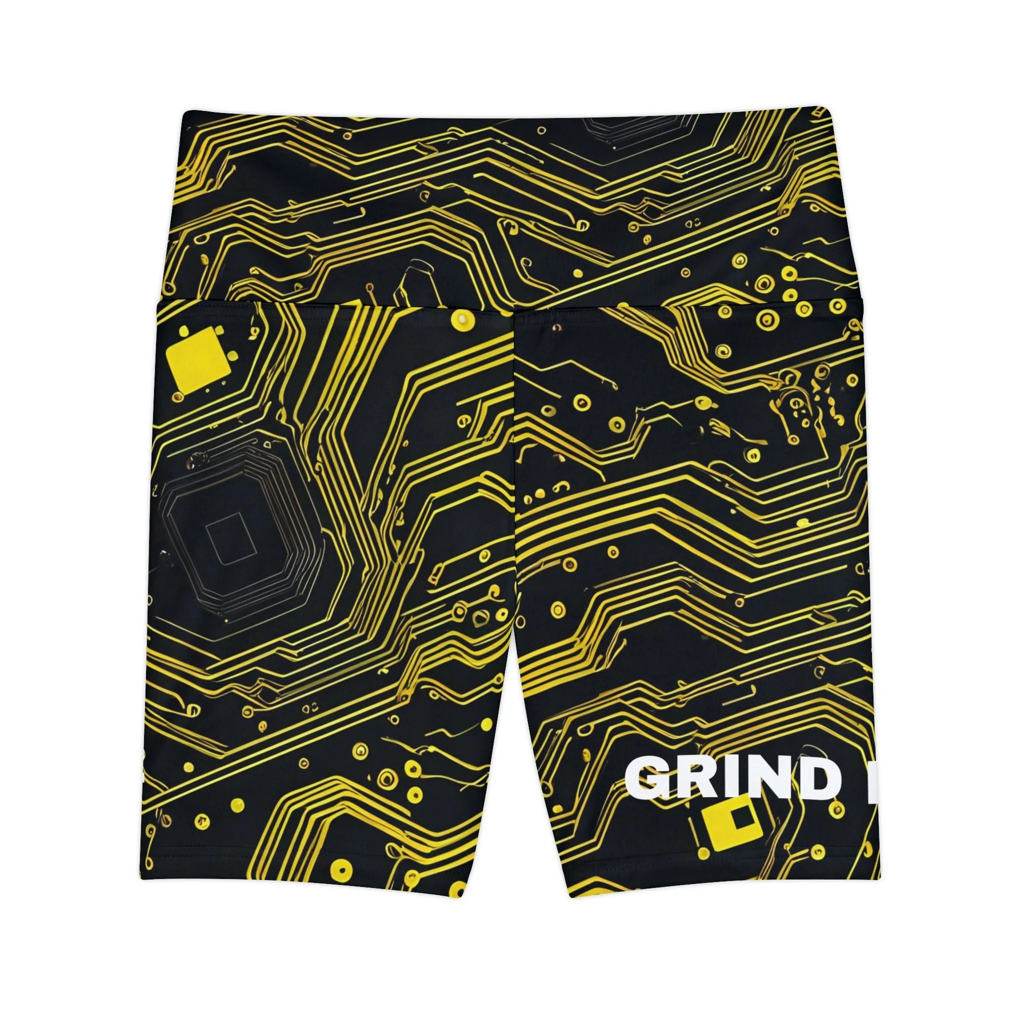 Grind Mode On. Women's Biker Shorts - Graphic  Activewear