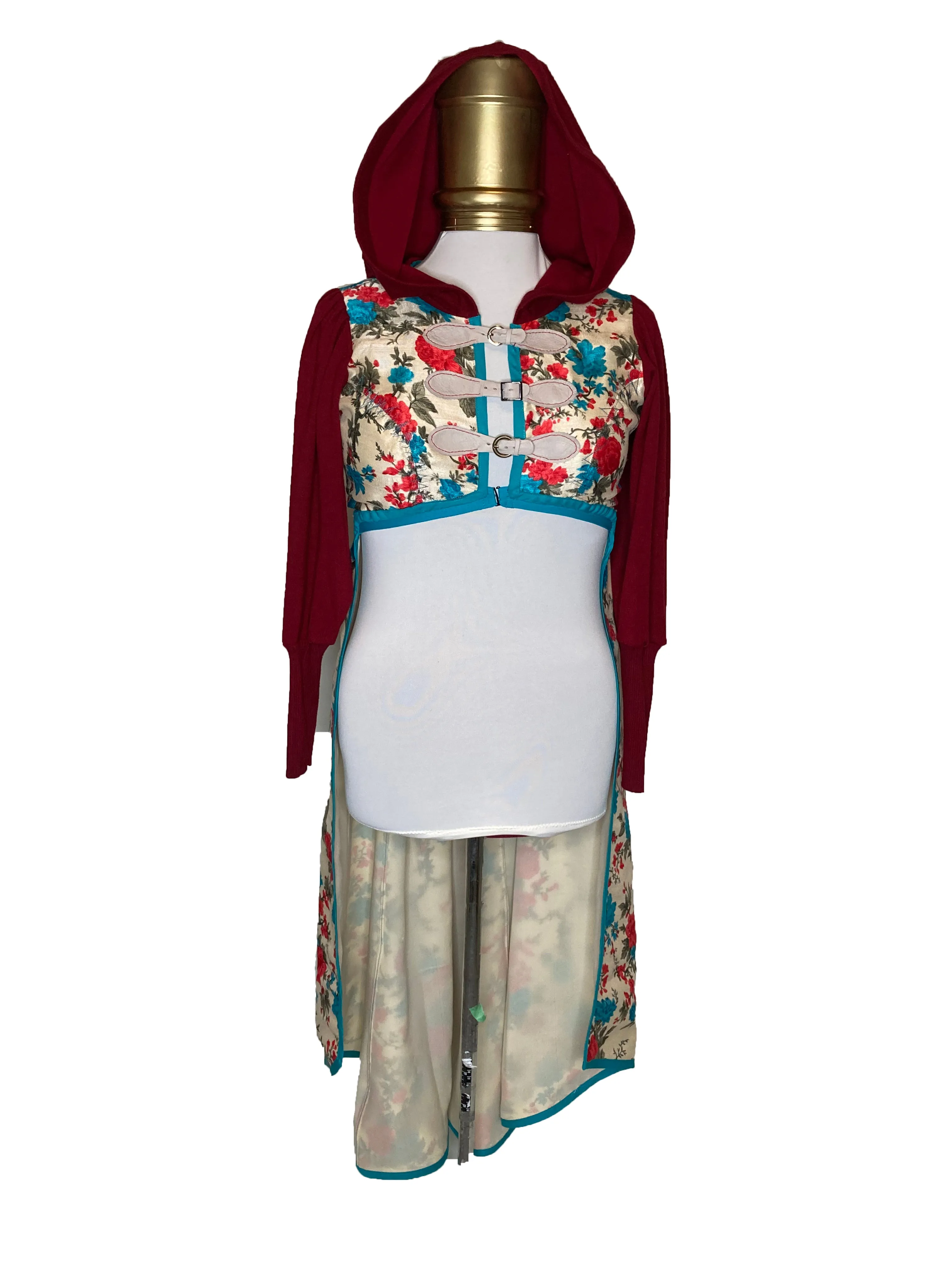 Grown Up Red Riding Hood - Floral Tailcoat