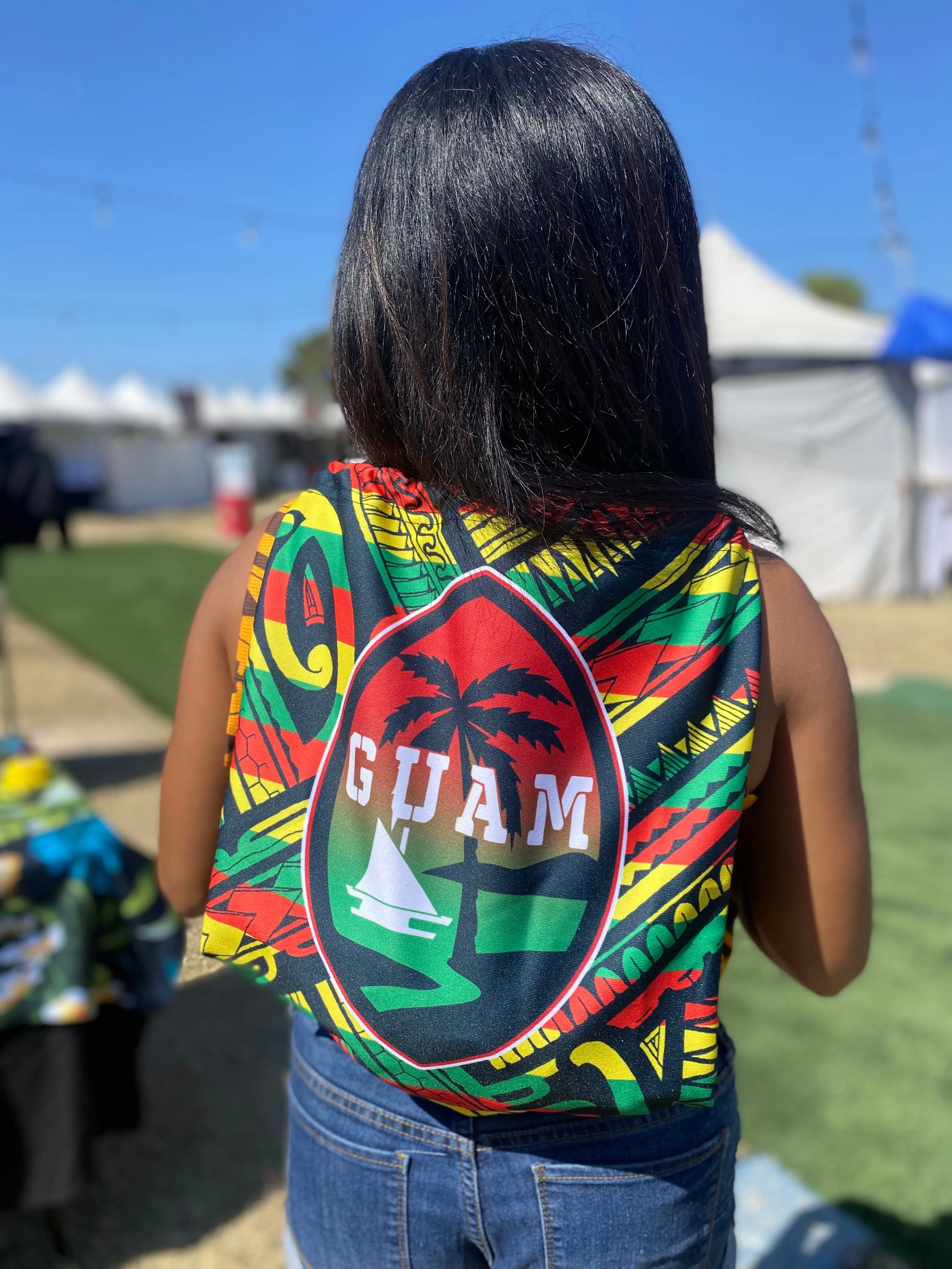 Guam Shield Tribal Gym Bag