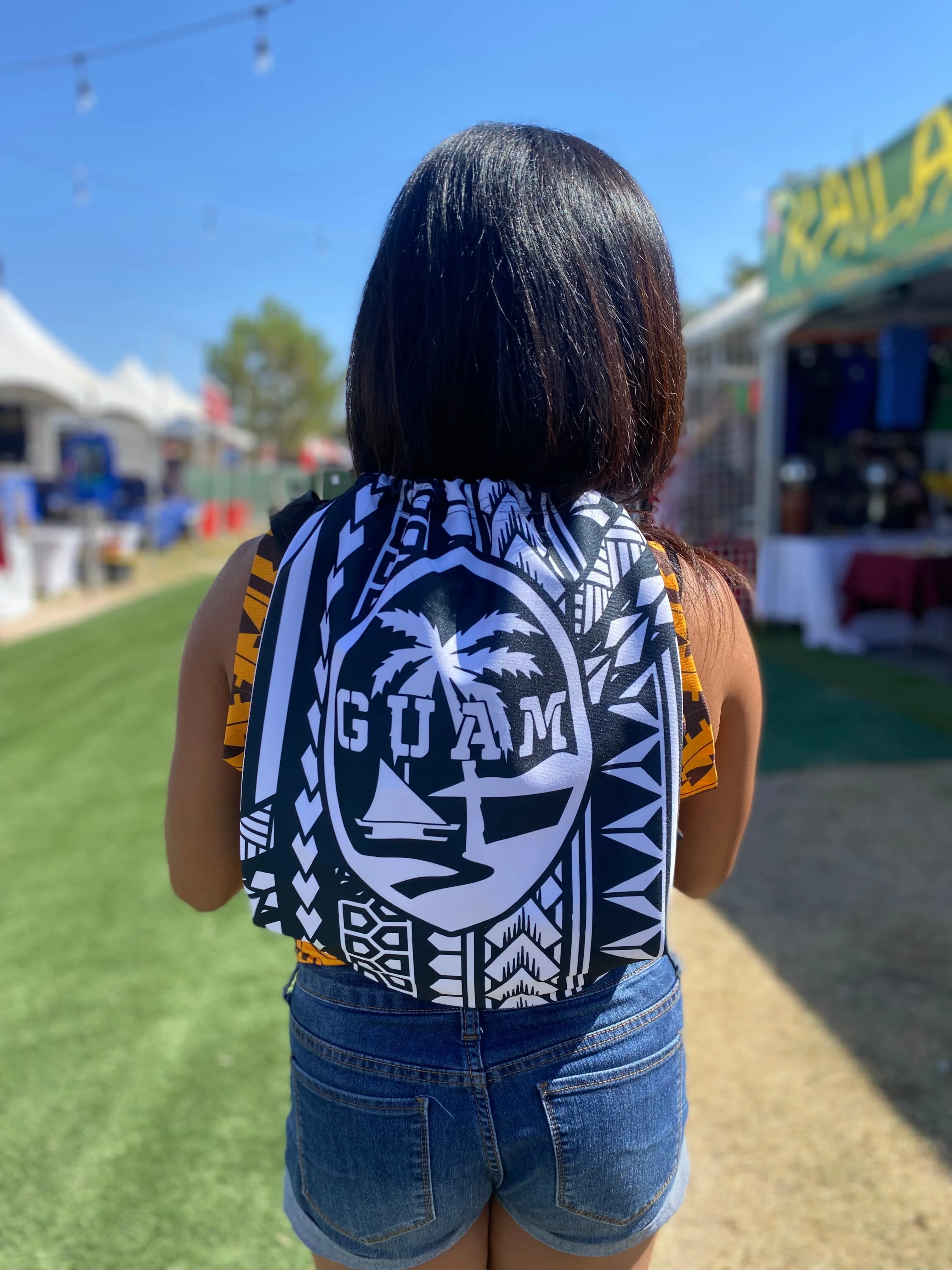 Guam Shield Tribal Gym Bag