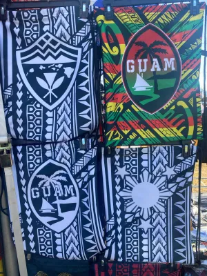 Guam Shield Tribal Gym Bag