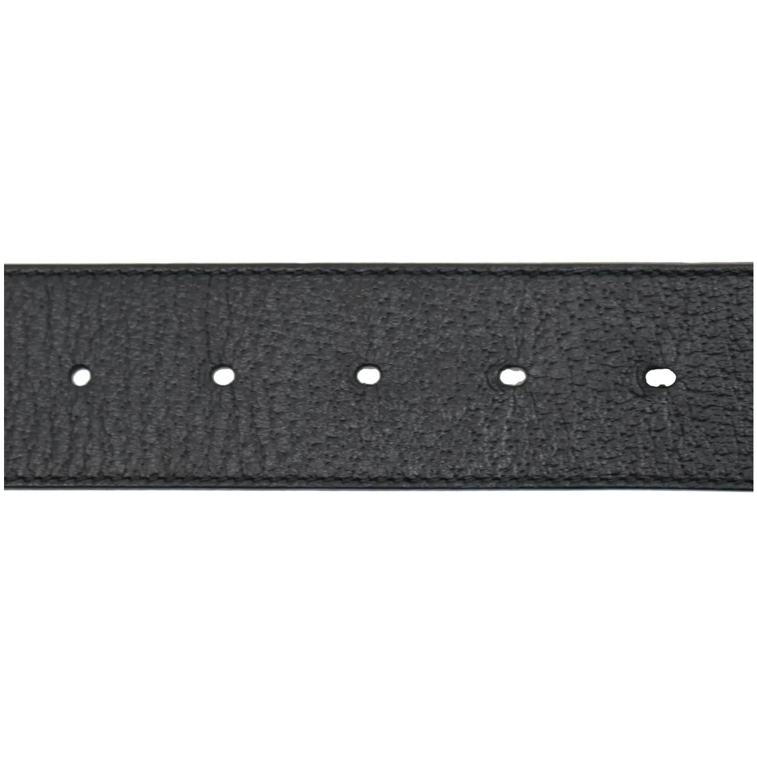 GUCCI Double G Buckle Leather Belt Black 406831 Size 90.36