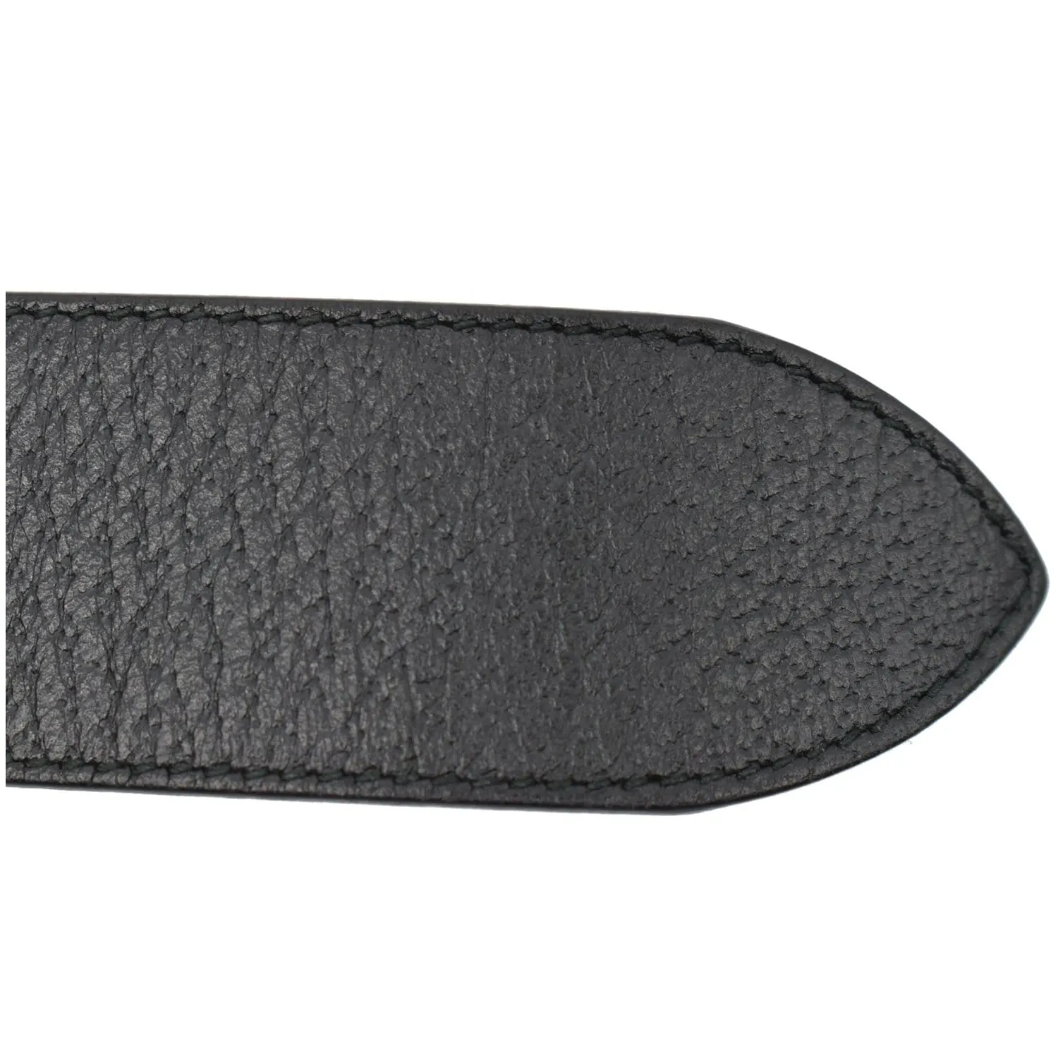 GUCCI Double G Buckle Leather Belt Black 406831 Size 90.36
