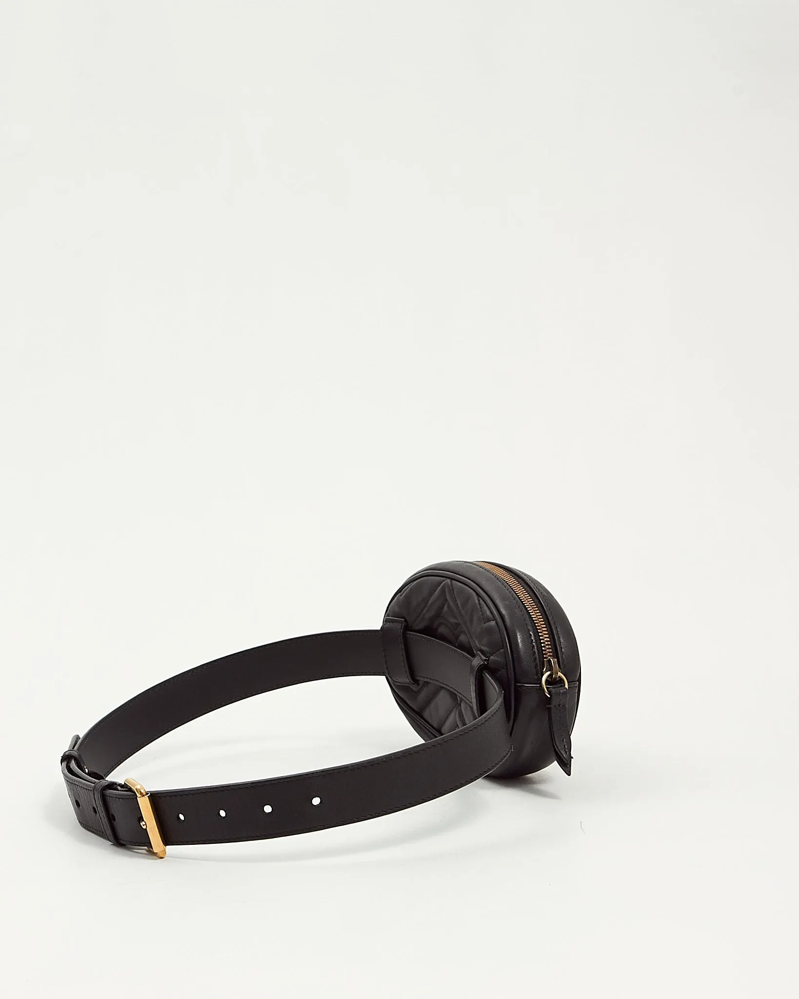 Gucci GG Marmont Matelassé Chevron Leather Belt Bag - 85/34