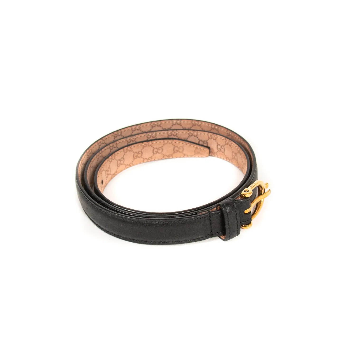 Gucci Guccissima Leather Waist Belt