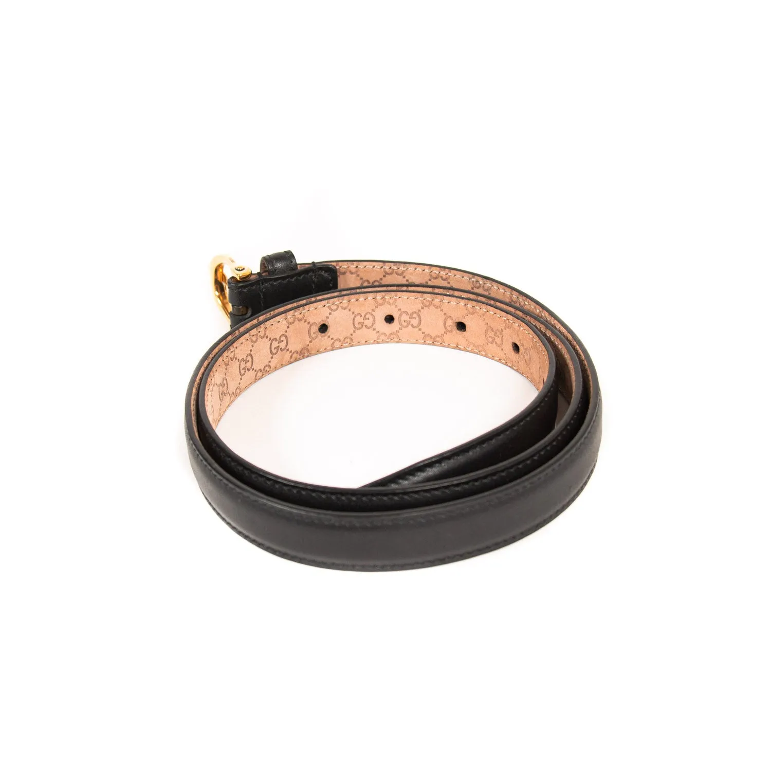 Gucci Guccissima Leather Waist Belt