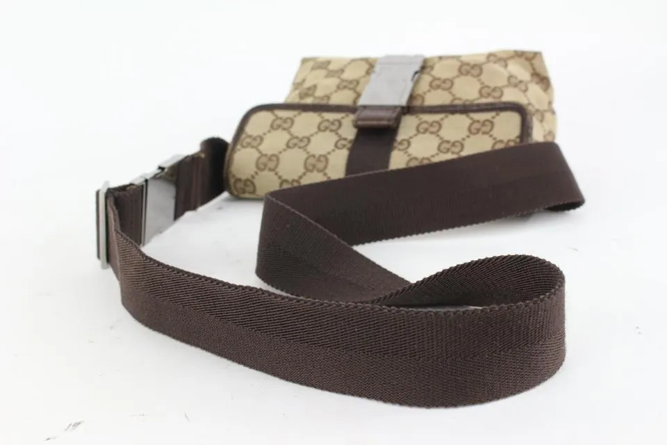 Gucci Monogram GG Belt Pouch Fanny Pack Waist Bag 913gk20