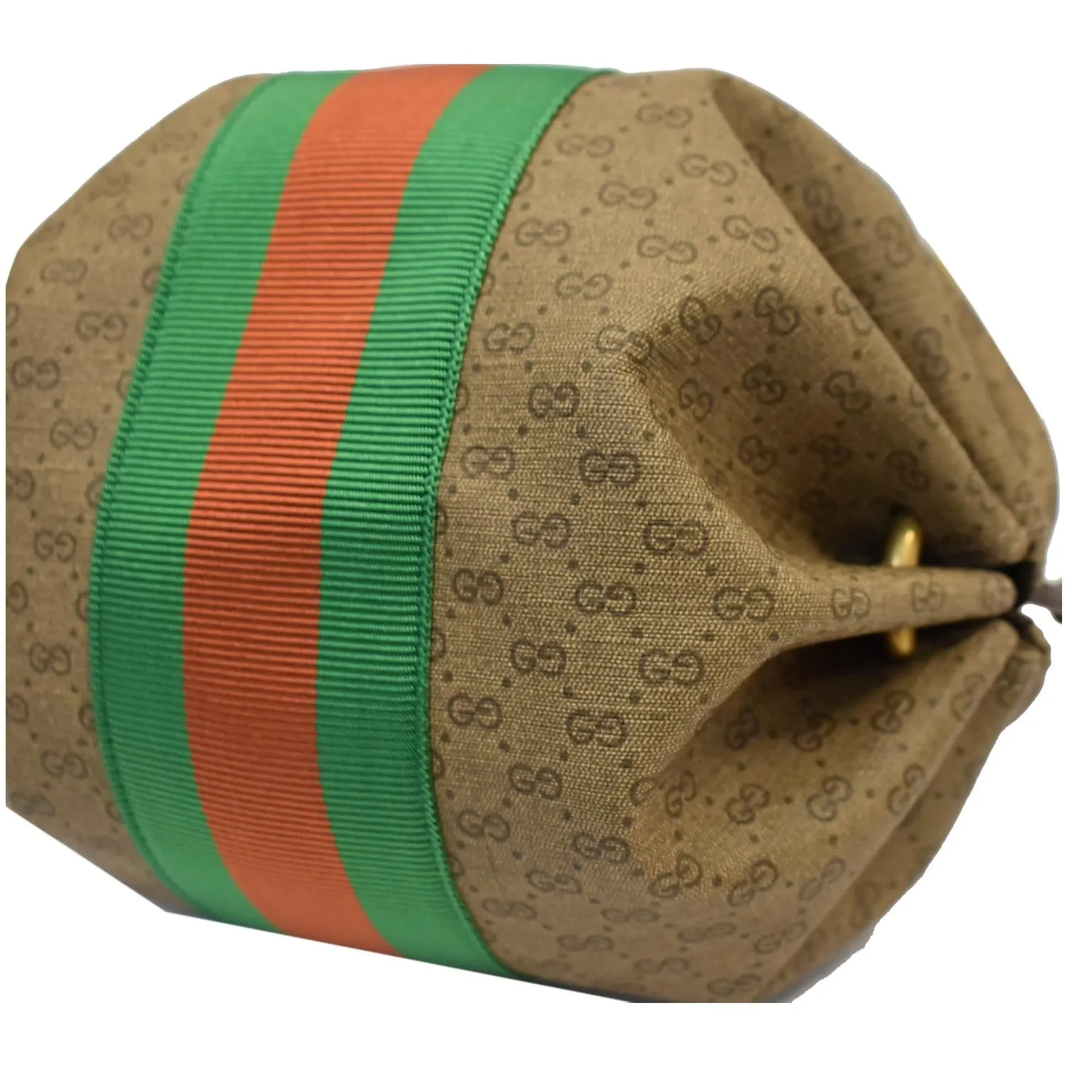 GUCCI New Candy Butterfly Mini GG Supreme Monogram Web Crossbody Bag Beige