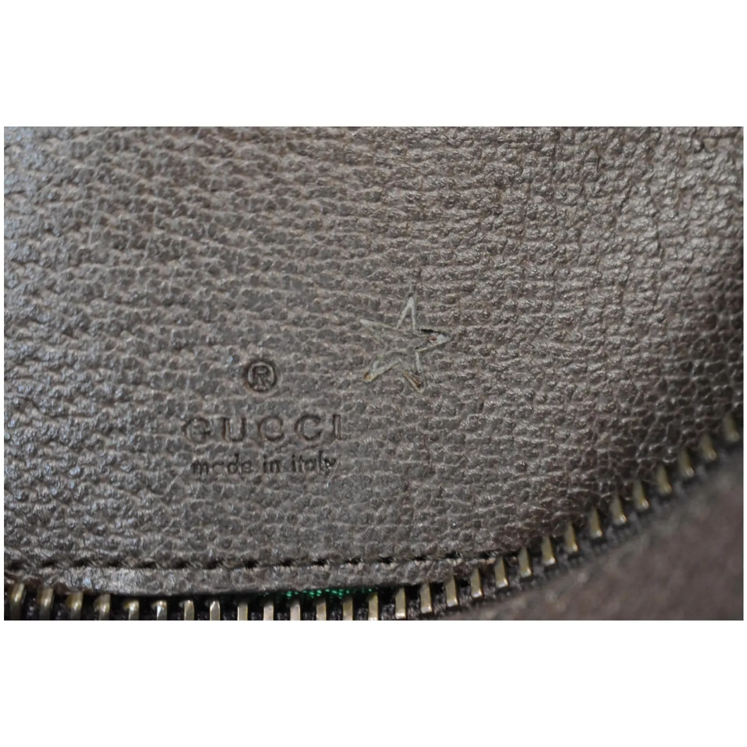 GUCCI New Candy Butterfly Mini GG Supreme Monogram Web Crossbody Bag Beige