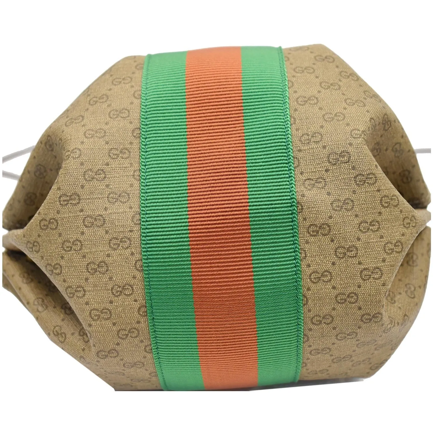 GUCCI New Candy Butterfly Mini GG Supreme Monogram Web Crossbody Bag Beige