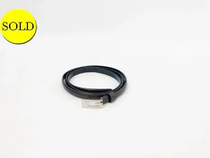 Gucci Thin Leather Belt Size S - M
