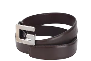 GUCCI VINTAGE BROWN BELT NO DUST COVER AND BOX