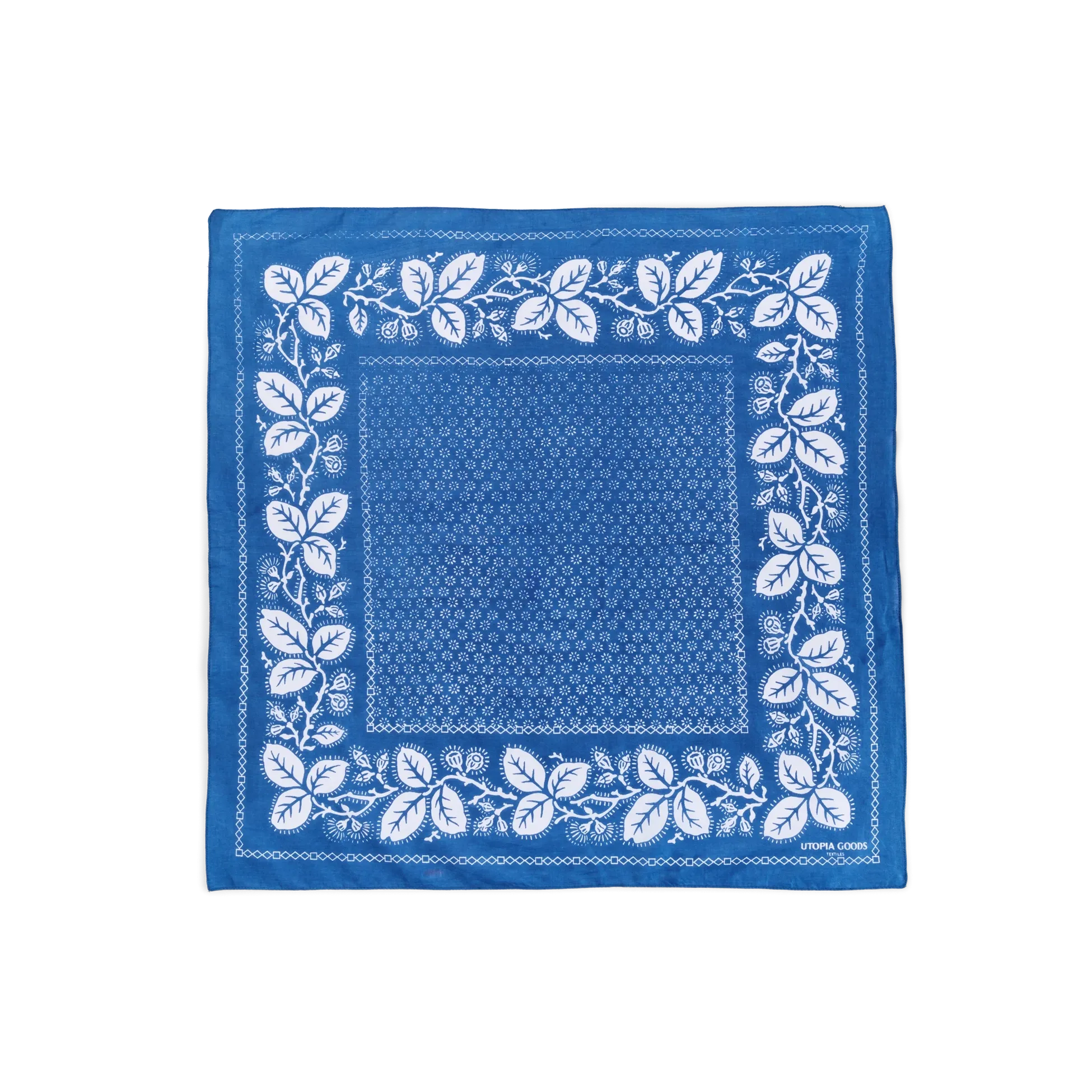 Gum Navy Cotton Bandana