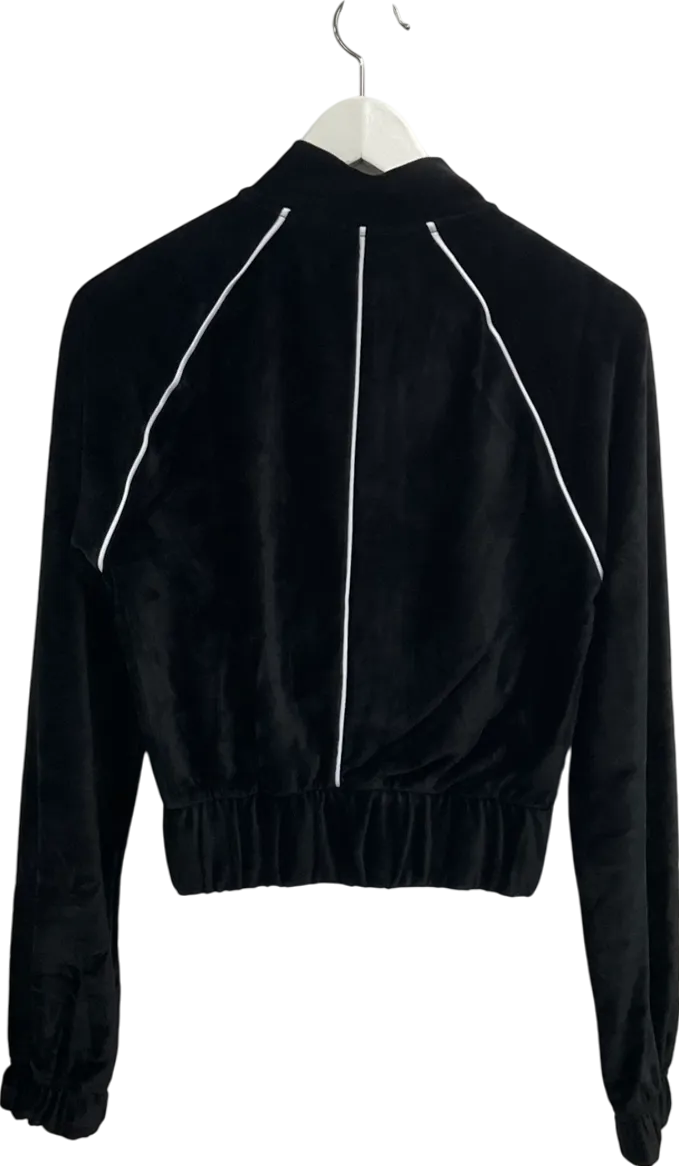 gymshark Black Velour Tracktop UK XS