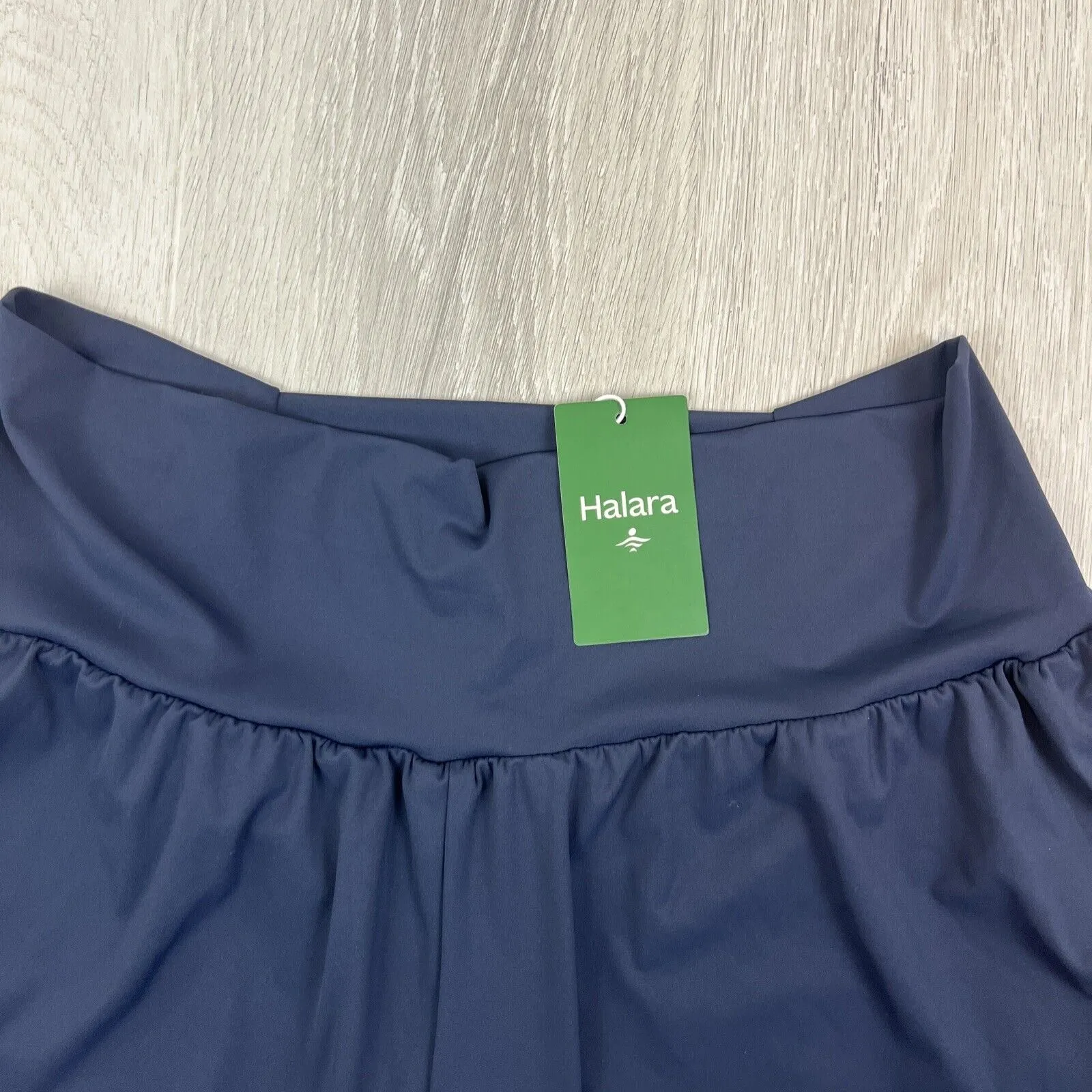 Halara Womens Navy Blue Activewear Athletic Shorts Yoga Size XL Long (New)