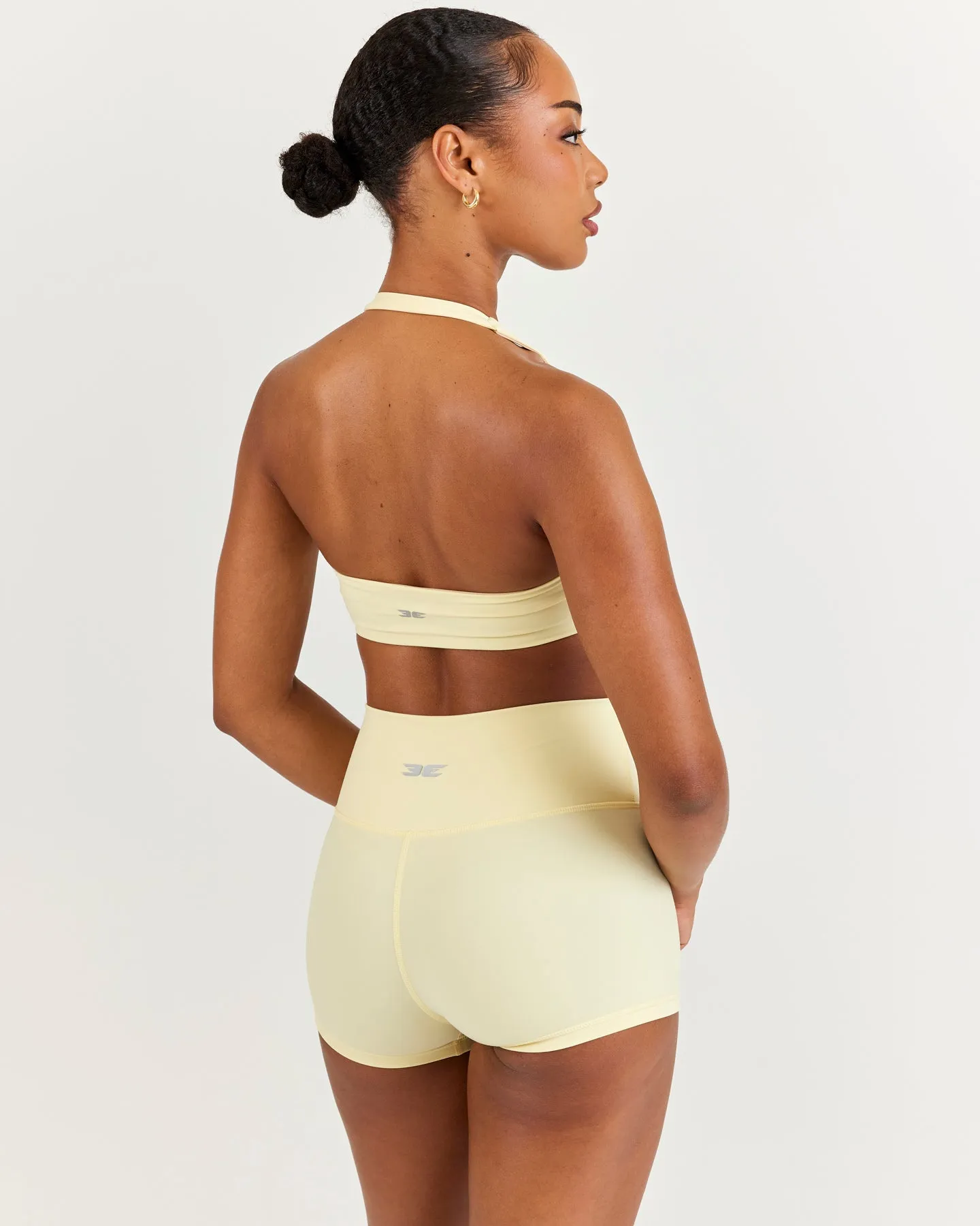 Halter Scrunch Bra - Buttercup