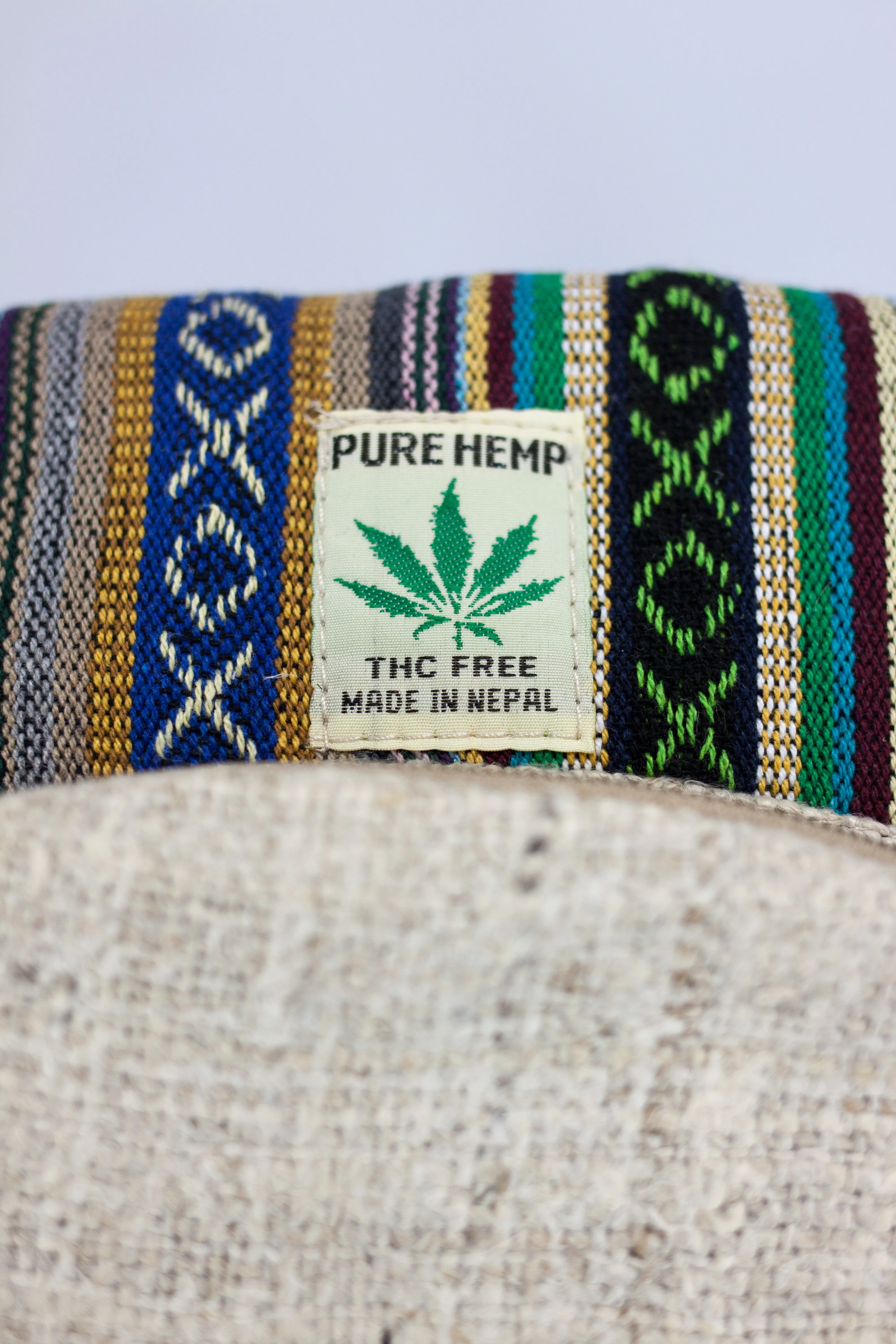 Handmade THC Free Pure Hemp Unisex Bag - HMPHB6