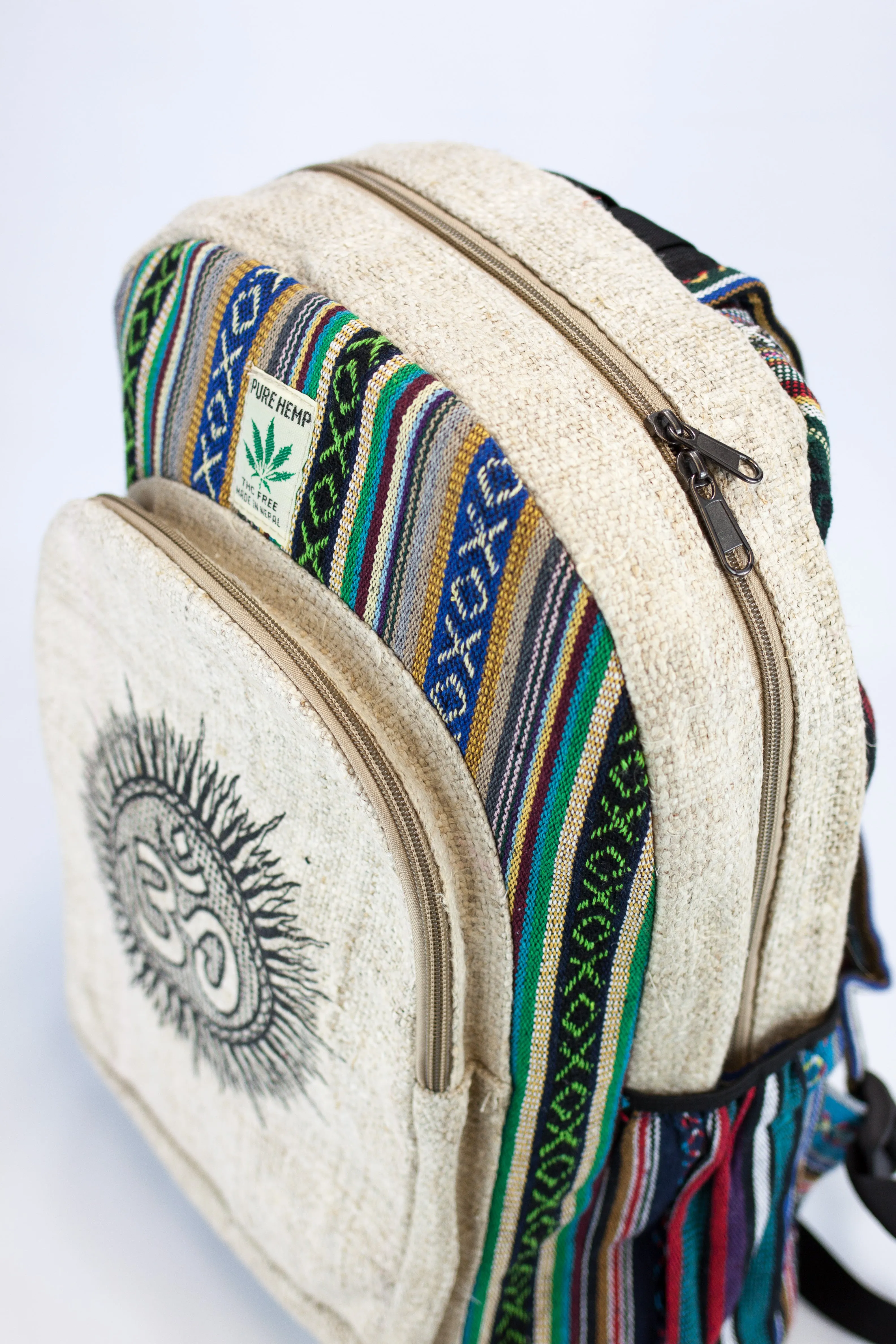 Handmade THC Free Pure Hemp Unisex Bag - HMPHB6