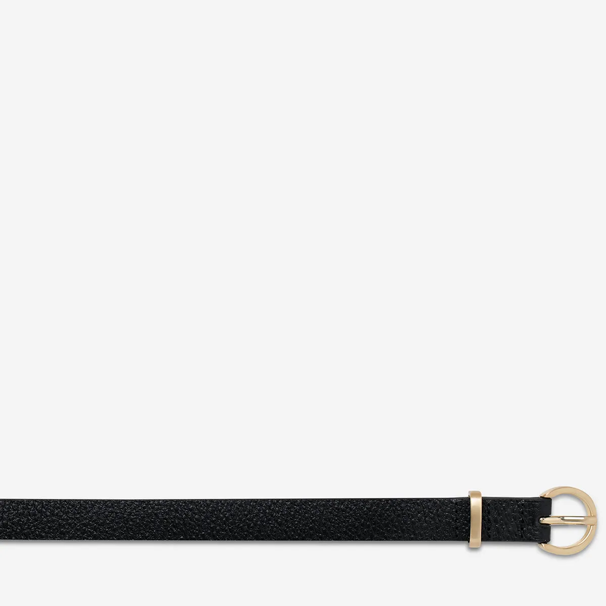 Happens All The Time Belt - Black/Gold