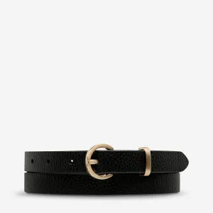 Happens All The Time Belt - Black/Gold