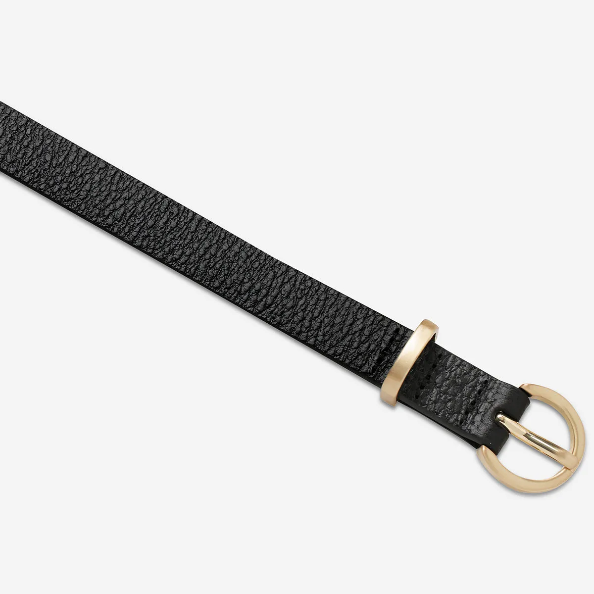 Happens All The Time Belt - Black/Gold