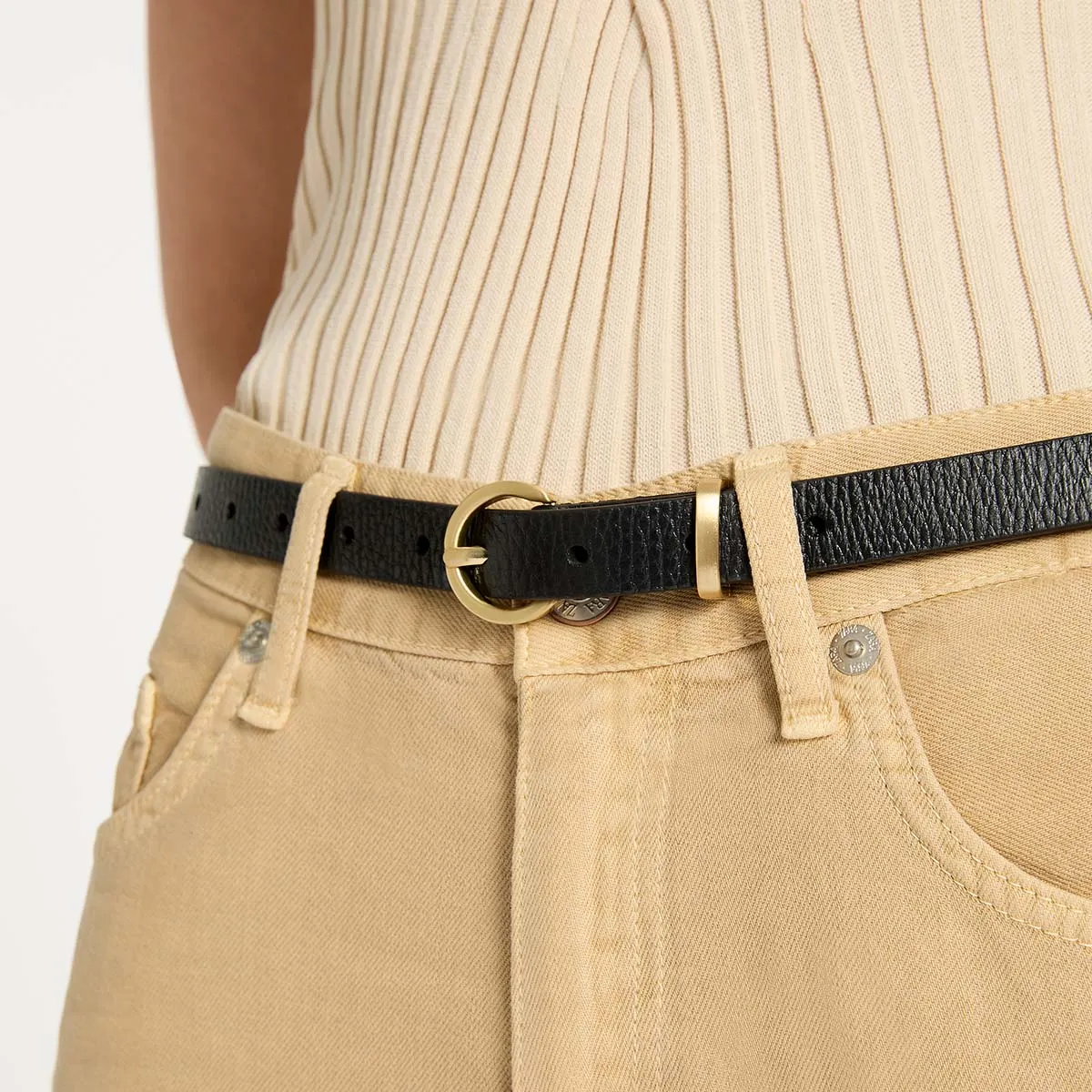 Happens All The Time Belt - Black/Gold
