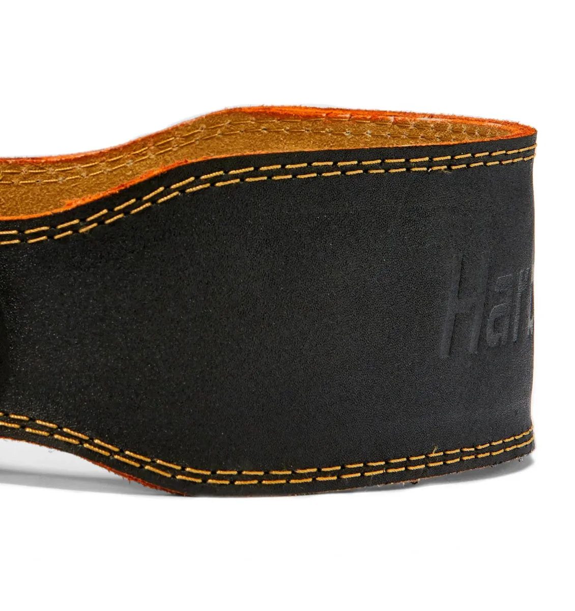 Harbinger 4" Padded Leather Weight Lifting Belt - Black