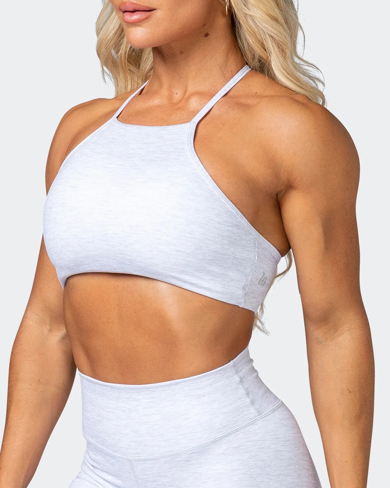 HBxMN Enticing Bralette - White Grey Marl
