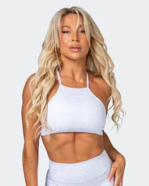 HBxMN Enticing Bralette - White Grey Marl