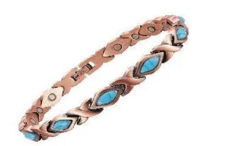 Healing Energy Magnetic 100% Linked Copper Anklets & Bracelets