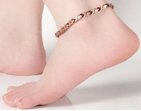 Healing Energy Magnetic 100% Linked Copper Anklets & Bracelets