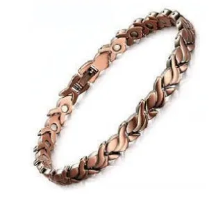 Healing Energy Magnetic 100% Linked Copper Anklets & Bracelets