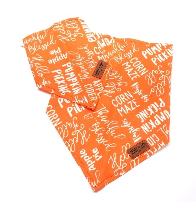 Hello Fall - Pet Bandana