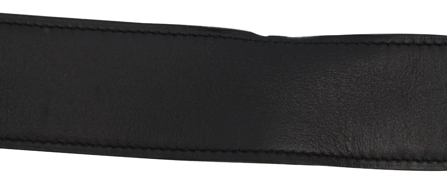HERMES H Buckle Reversible Leather Belt Black Size 48