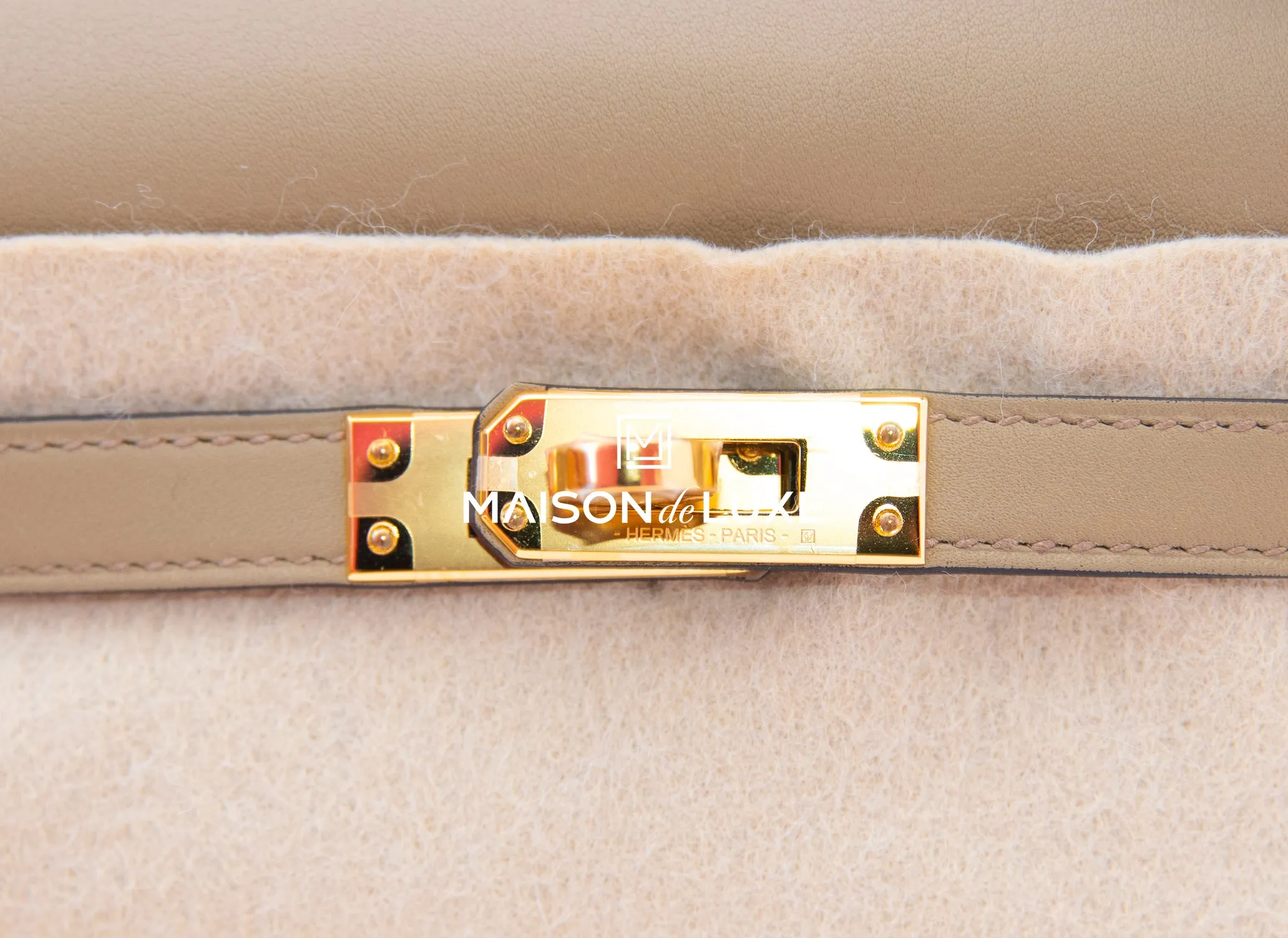 Hermes Kelly Moove Beige Marfa Swift Gold Hardware