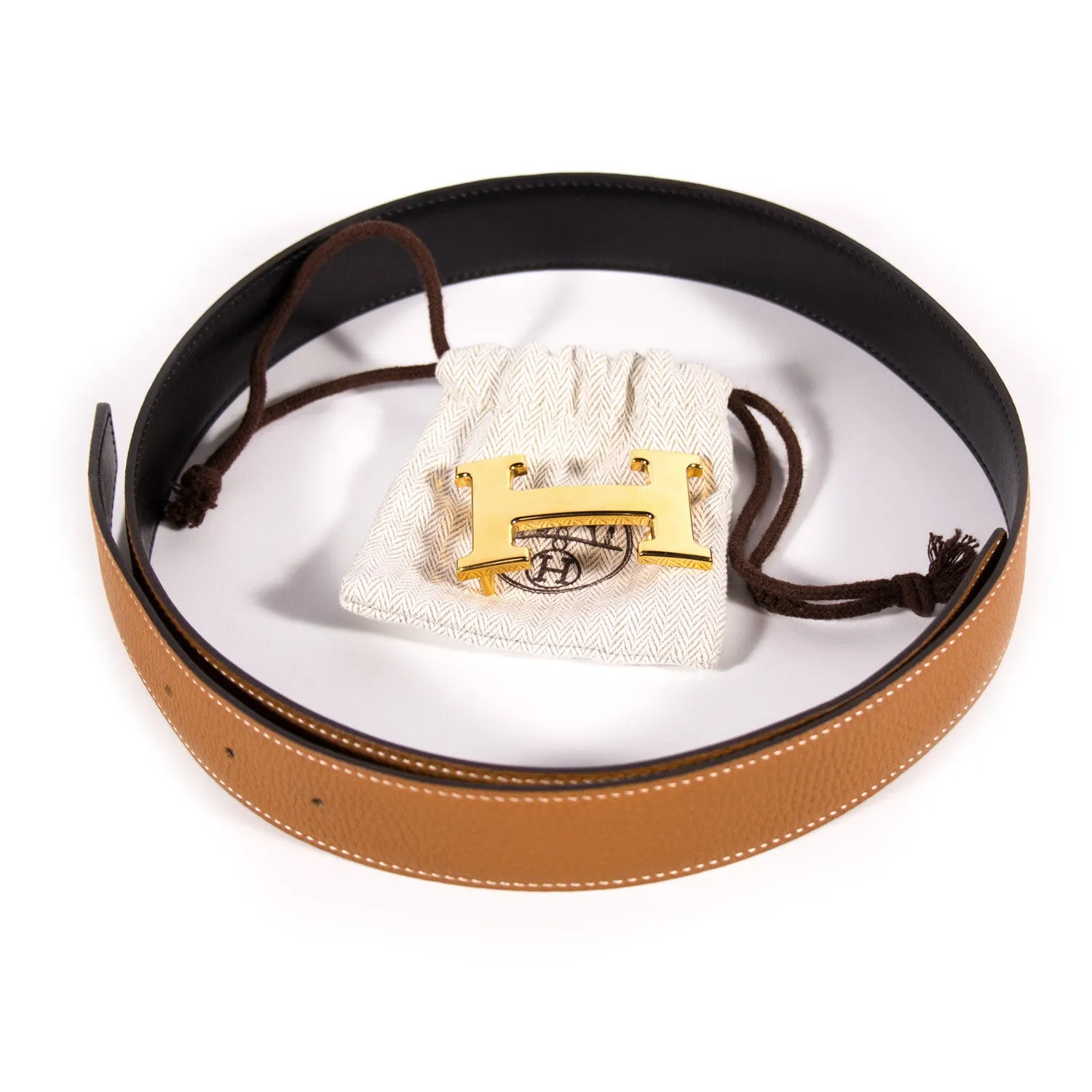Hermes Reversible H Belt