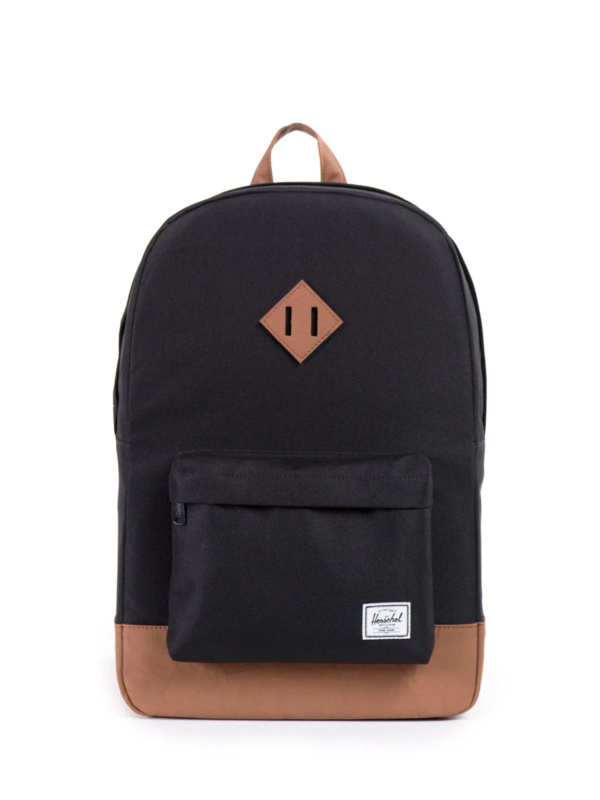 Herschel Heritage Backpack 600D Poly Black Tan 21.5L