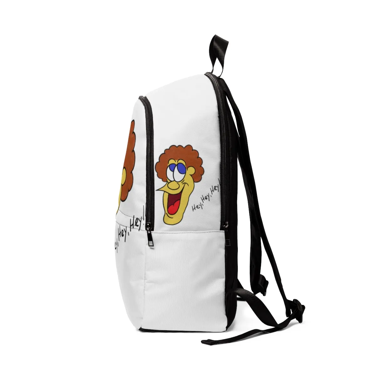 Hey, Hey, Hey!! Unisex Fabric Backpack
