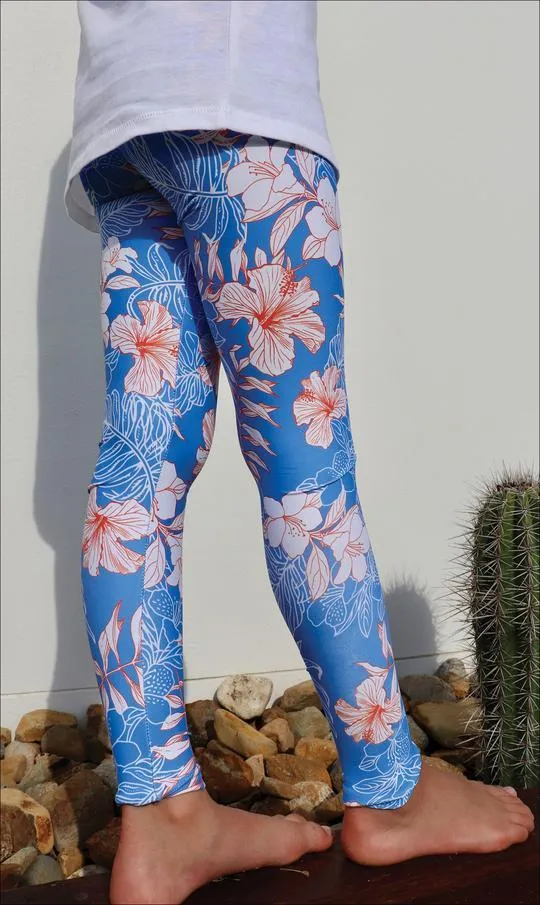 Hibiscus Kiss Mini Me Leggings